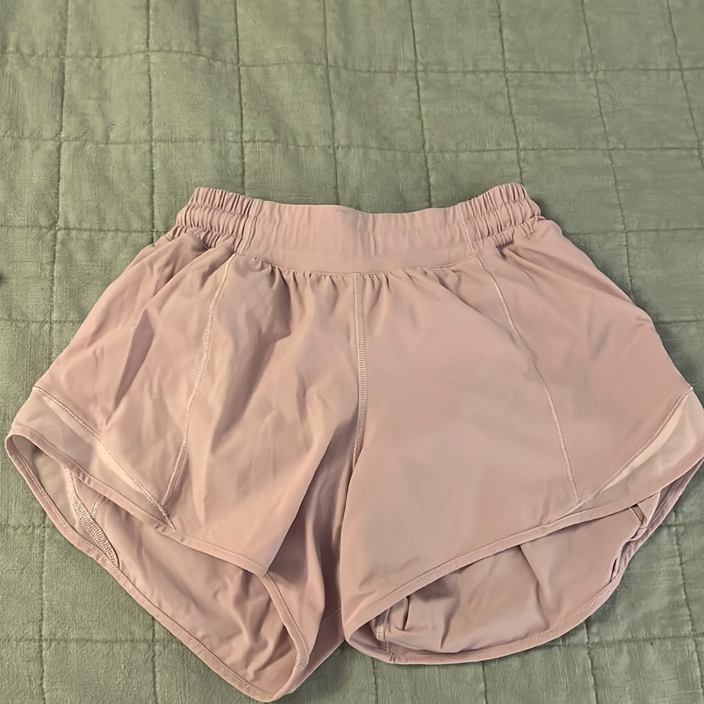 Purple LuLulemon hotty hot shorts - size 4 tall